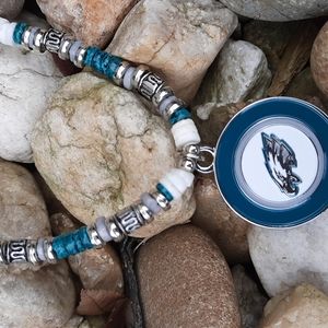 Beaded Eagles Necklace